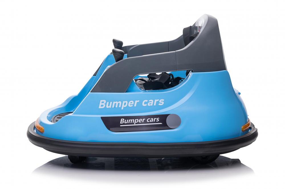 Masinuta busitoare, Kinderauto Bumper 70W 12V, telecomanda control parental,  culoare albastra [5]