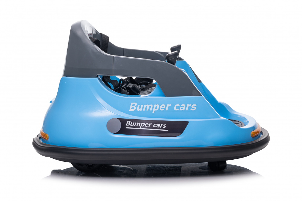 Masinuta busitoare, Kinderauto Bumper 70W 12V, telecomanda control parental,  culoare albastra [9]