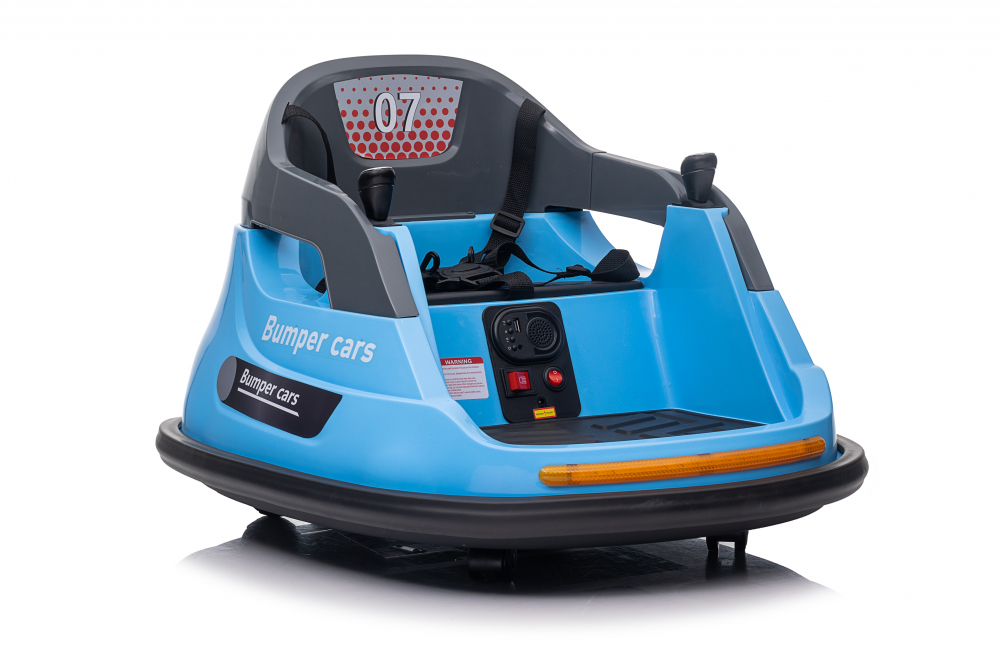 Masinuta busitoare, Kinderauto Bumper 70W 12V, telecomanda control parental,  culoare albastra [10]