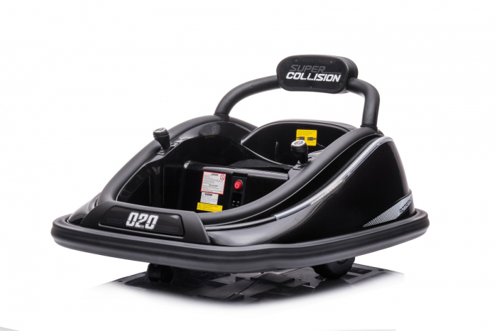 Masinuta busitoare cu RC, Kinderauto Super Collision 70W 12V culoare Neagra [8]