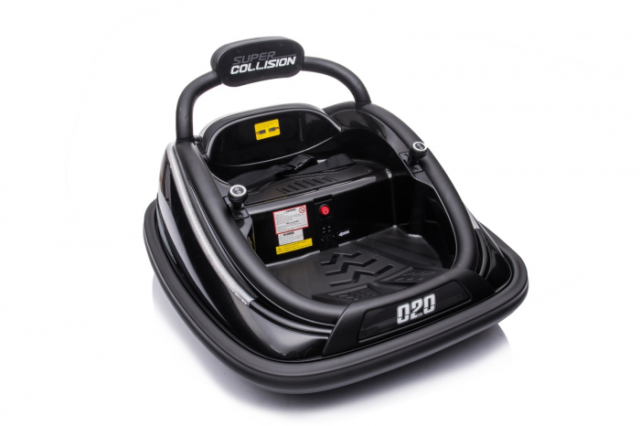 Masinuta busitoare cu RC, Kinderauto Super Collision 70W 12V culoare Neagra [15]