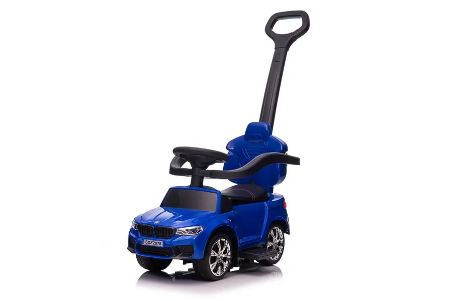 Masinuta cu maner, 2 in 1, pentru copii, BMW M5, PREMIUM, culoare Albastru albastru imagine 2022 protejamcopilaria.ro