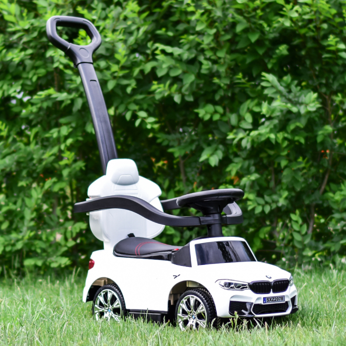 Masinuta carucior copii BMW 6V Alb [2]