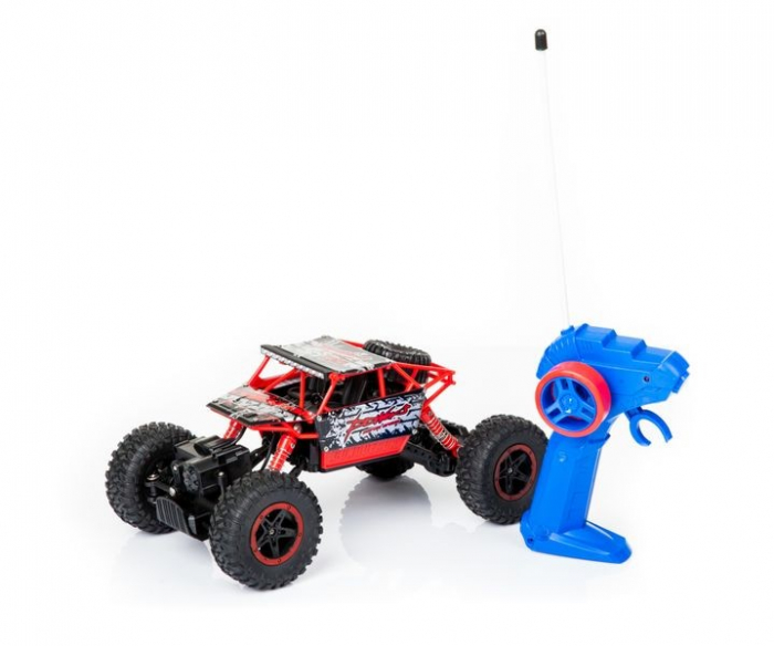 Masinuta RC cu telecomanda scara 1:18, max. 20km/h, rosie [4]