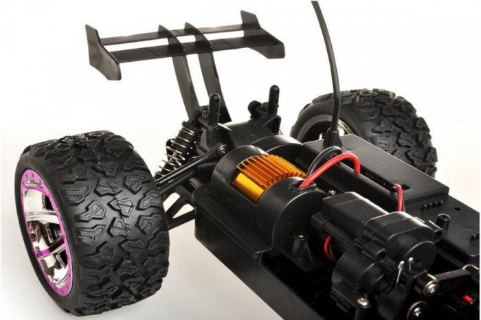 Masinuta RC Monster Truck cu telecomanda, Land Buster, 45km/h, 4x4 [3]