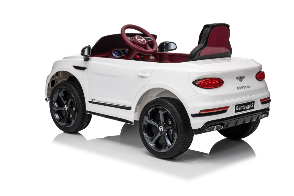 Masinuta electrica 4x4, pentru copii, Bentley Bentayga S 120W alba [16]