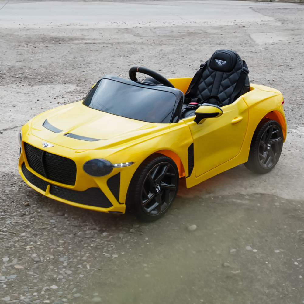Masinuta electrica 4x4, pentru copii, Bentley Bacalar, galbena [10]