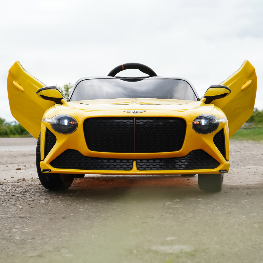Masinuta electrica 4x4, pentru copii, Bentley Bacalar, galbena [2]