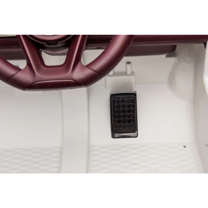 Masinuta electrica 4x4, pentru copii, Bentley Bacalar, alba [5]