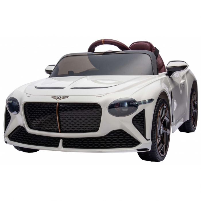 Masinuta electrica 4x4, pentru copii, Bentley Bacalar, alba [7]