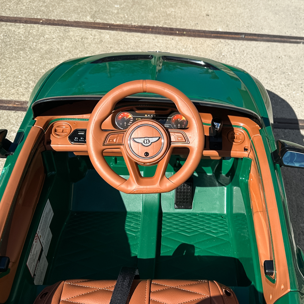 Masinuta electrica 4x4, pentru copii, Bentley Bacalar, verde [16]