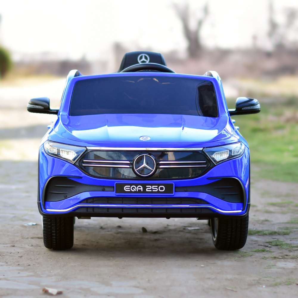 Masinuta electrica 4x4, pentru copii, Mercedes EQA 140W 12V premium, culoare Albastru [3]