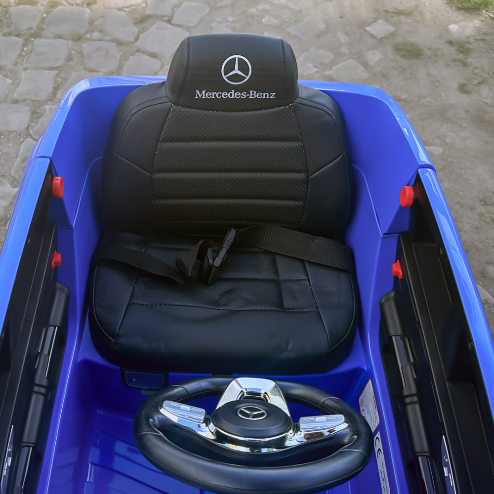 Masinuta electrica 4x4, pentru copii, Mercedes EQA 140W 12V premium, culoare Albastru [15]