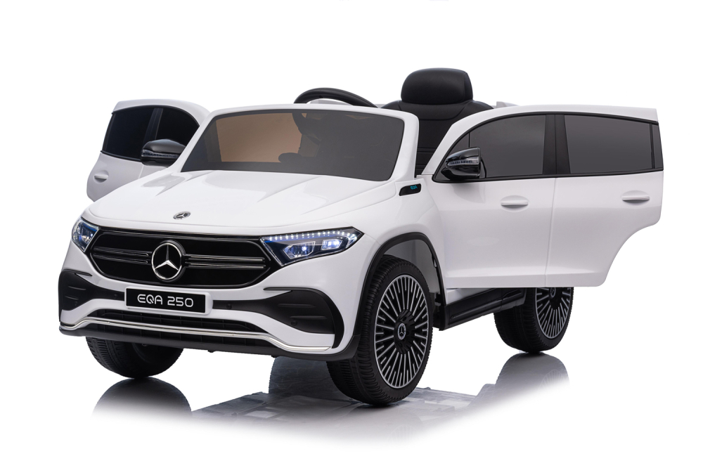 Masinuta electrica 4x4, pentru copii, Mercedes EQA 140W 12V premium, culoare Alba [4]