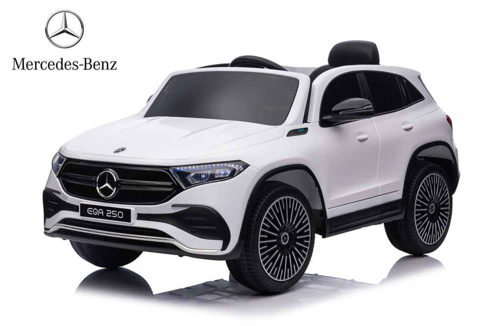 Masinuta electrica 4x4, pentru copii, Mercedes EQA 140W 12V premium, culoare Alba [8]