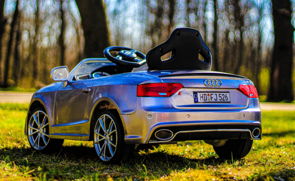 Masinuta electrica Audi RS5 2x35W STANDARD 12V MP3 #Gri [7]