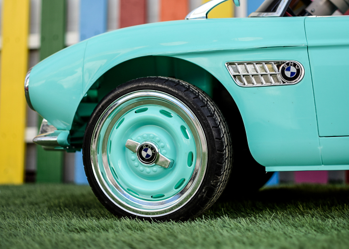 Masinuta electrica Bmw 507 Oldtimer 70W PREMIUM #Albastru [9]