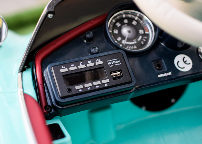 Masinuta electrica Bmw 507 Oldtimer 70W PREMIUM #Albastru [10]