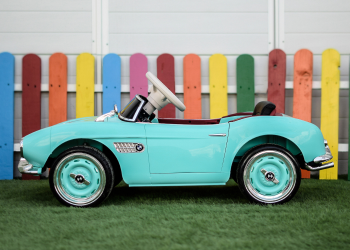 Masinuta electrica Bmw 507 Oldtimer 70W PREMIUM #Albastru [6]
