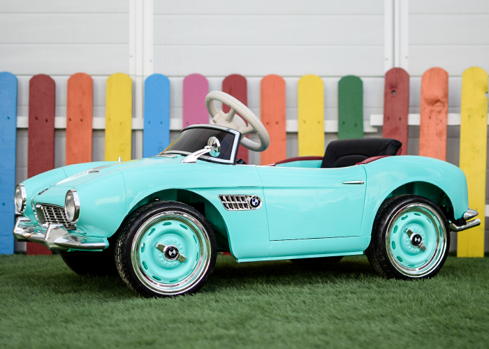 Masinuta electrica Bmw 507 Oldtimer 70W PREMIUM #Albastru [5]