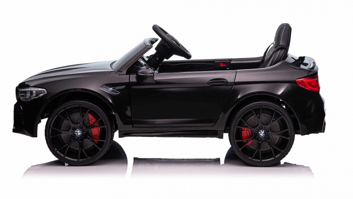 Masinuta electrica Bmw M5 Competition, baterie 24V 14Ah, 500W, scaun tapitat, dotari Premium, Drift, negru [16]