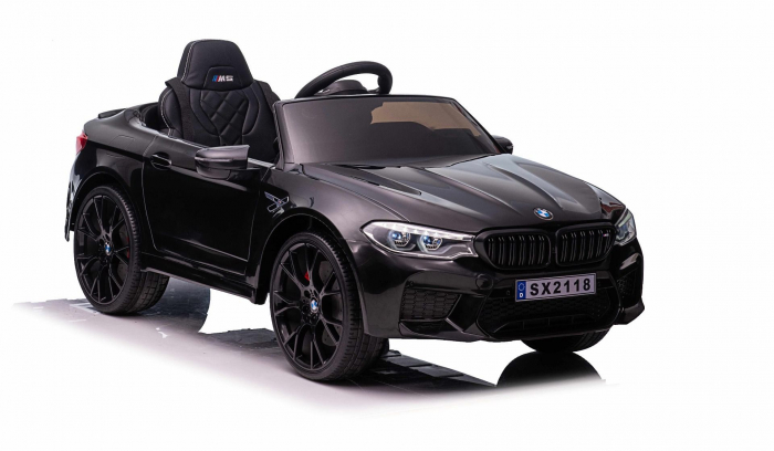 Masinuta electrica Bmw M5 Competition, baterie 24V 14Ah, 500W, scaun tapitat, dotari Premium, Drift, negru [17]