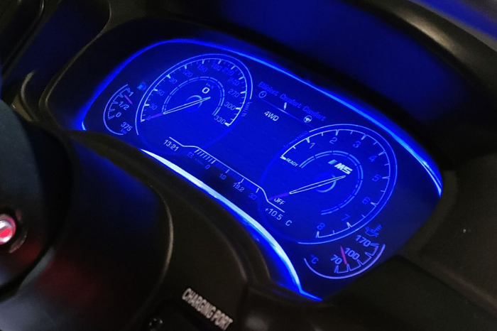 Masinuta electrica Bmw M5 Competition, baterie 24V 14Ah, 500W, scaun tapitat, dotari Premium, Drift, negru [18]