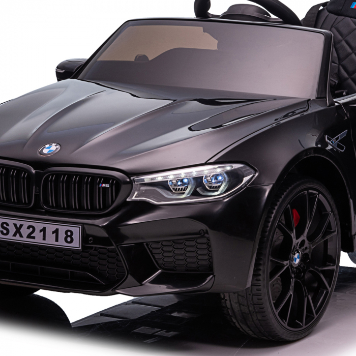 Masinuta electrica Bmw M5 Competition, baterie 24V 14Ah, 500W, scaun tapitat, dotari Premium, Drift, negru [15]