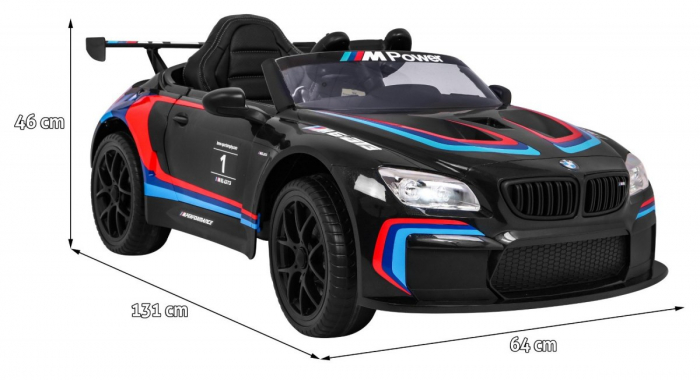 Masinuta electrica pentru copii BMW M6 GT3 neagra [3]