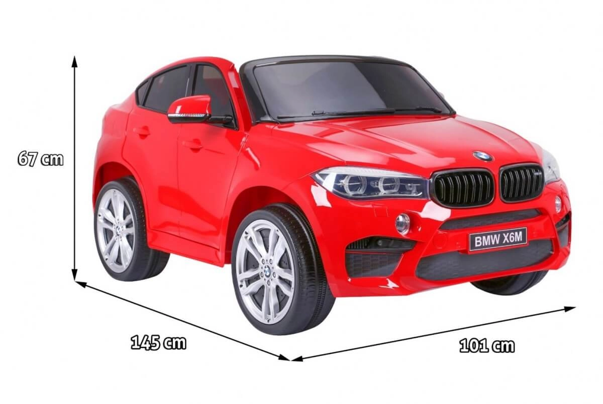 BMW X6M rosu, masinuta electrica pentru copii [11]