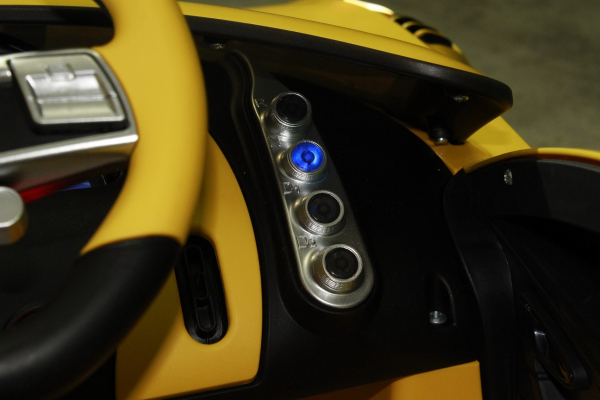 Masinuta electrica Buggati Divo 90W 12V PREMIUM #Galben [11]