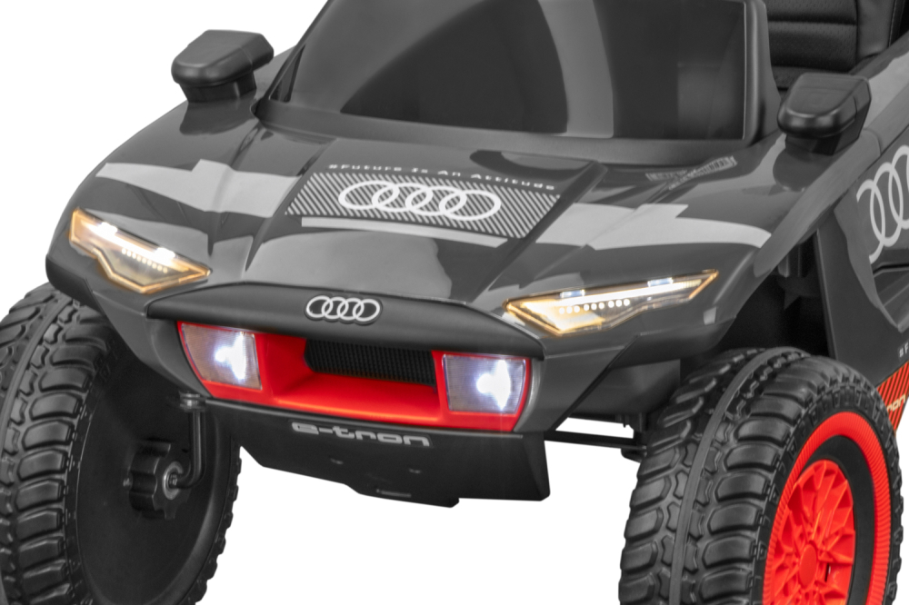 Masinuta electrica pentru copii, Audi RS Q E-tron 80W 12V 7Ah, premium, culoare gri [12]