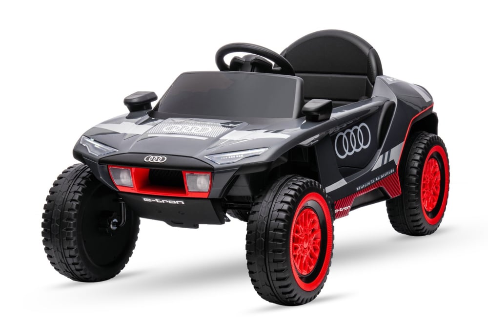 Masinuta electrica pentru copii, Audi RS Q E-tron 80W 12V 7Ah, premium, culoare gri