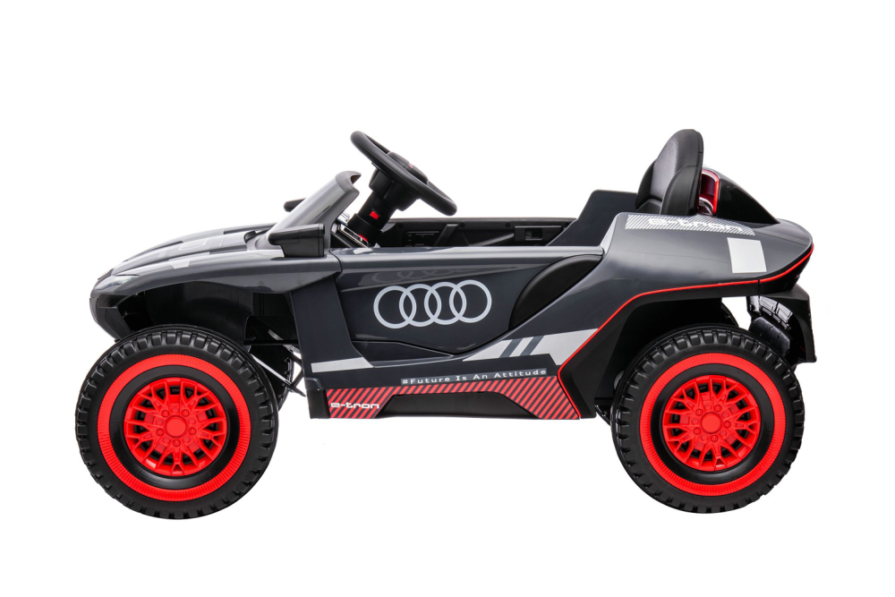 Masinuta electrica pentru copii, Audi RS Q E-tron 80W 12V 7Ah, premium, culoare gri [2]