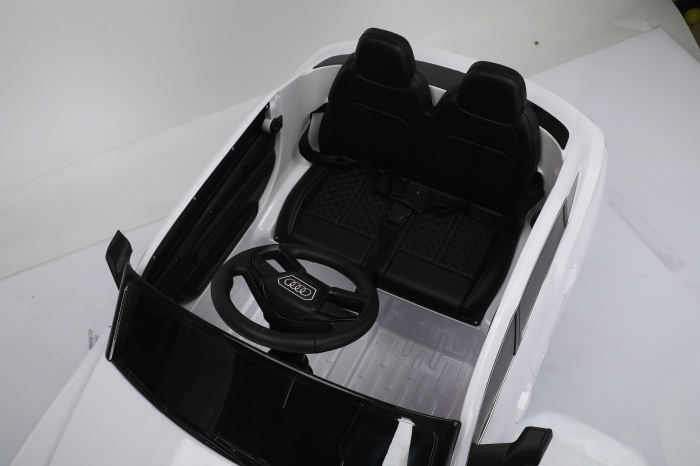 Masinuta electrica pentru copii Audi E-tron Sportback, cu echipare Premium, culoare alba [21]