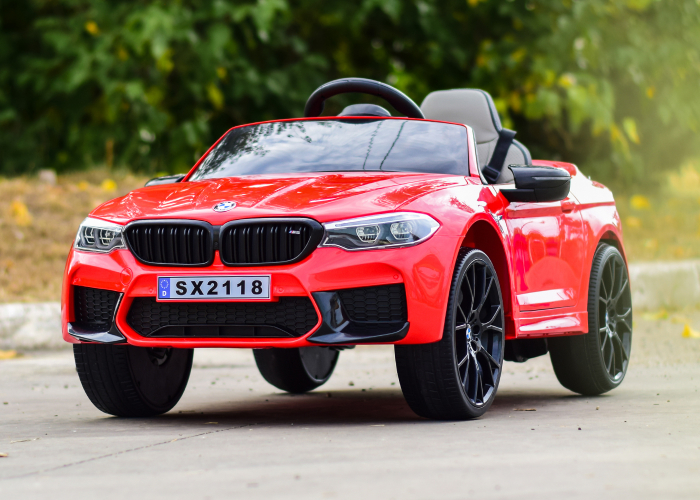 Masinuta electrica Bmw M5 Competition pentru copii 2-8 ani, rosu [3]