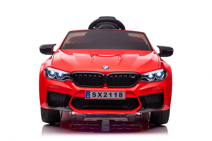 Masinuta electrica Bmw M5 Competition pentru copii 2-8 ani, rosu [15]