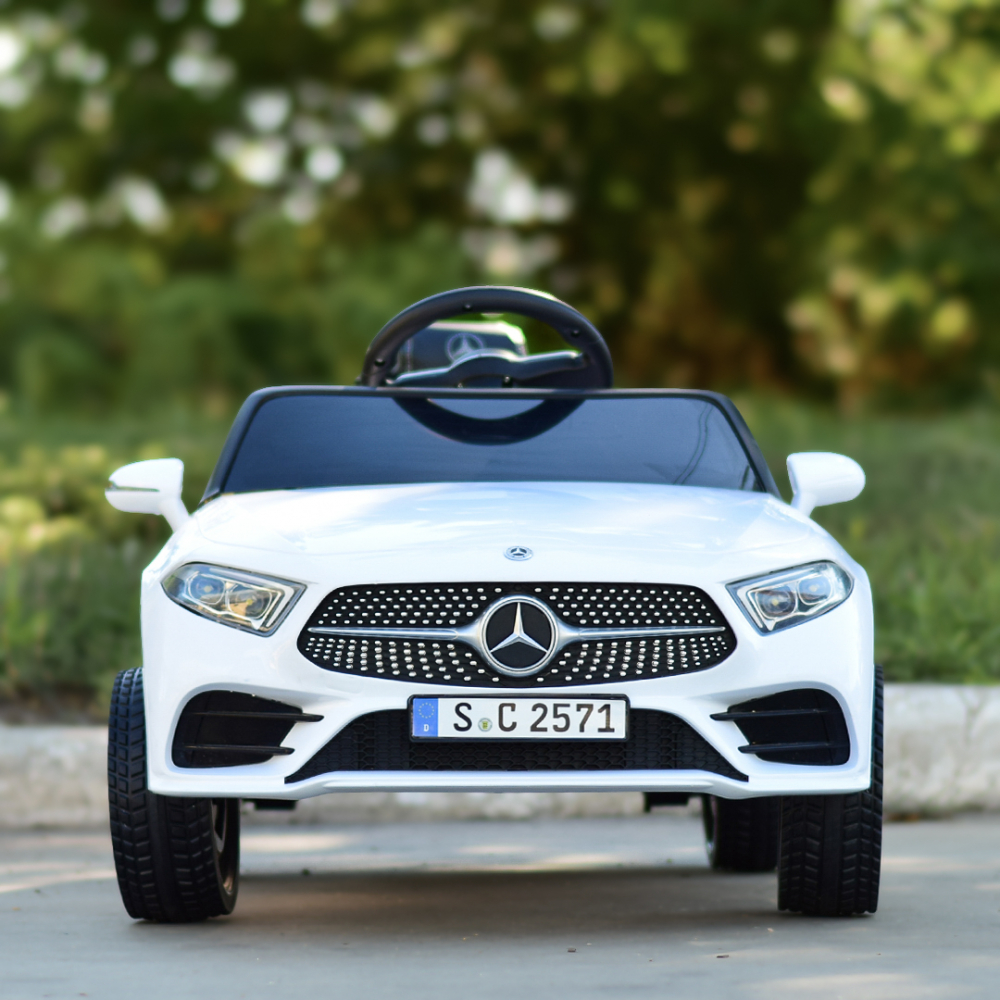 Masinuta electrica copii Mercedes CLS350 50W 12V PREMIUM #Alb [3]