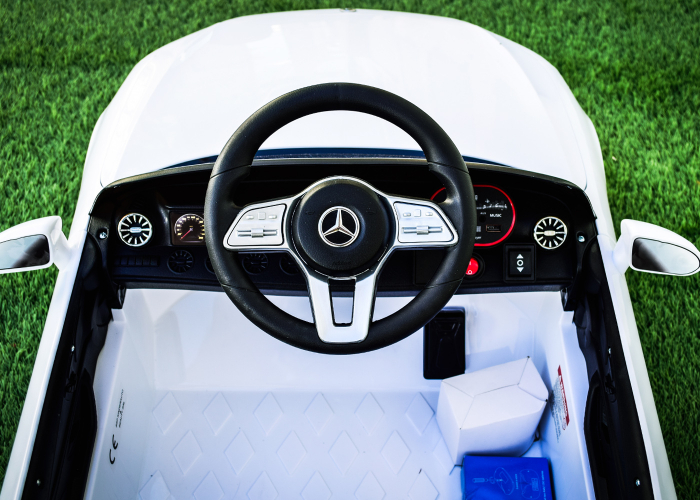 Masinuta electrica copii Mercedes CLS350 50W 12V PREMIUM #Alb [17]