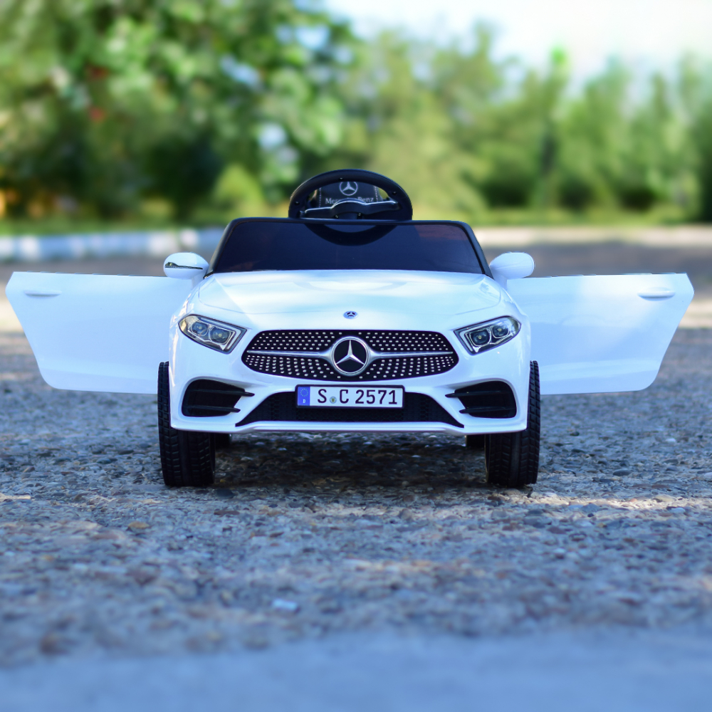 Masinuta electrica copii Mercedes CLS350 50W 12V PREMIUM #Alb [13]