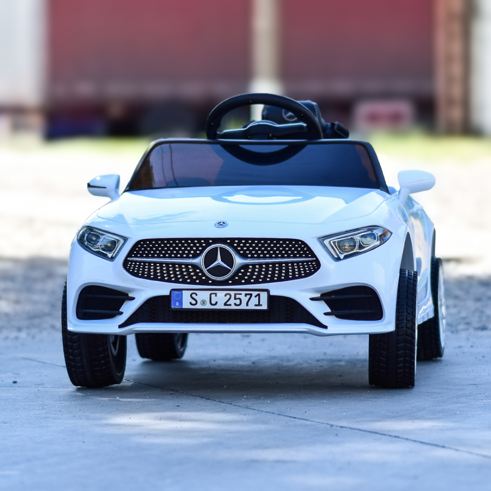 Masinuta electrica copii Mercedes CLS350 50W 12V PREMIUM #Alb [11]