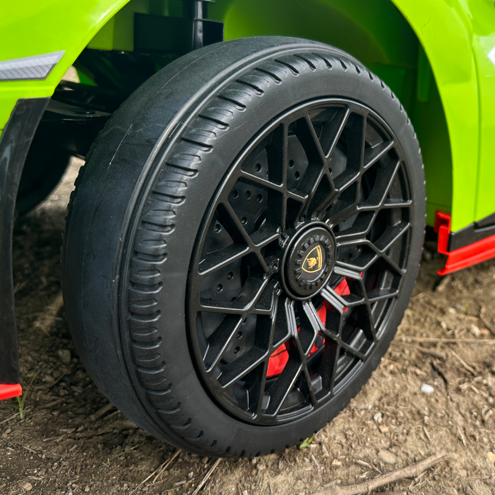 Masinuta electrica cu functie drift Lamborghini Huracan STO, putere 500W, 24V, echipare Premium, verde [15]