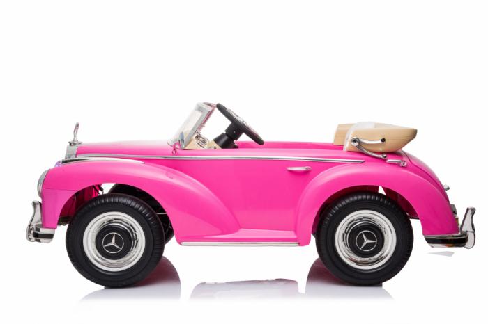 Masinuta electrica roz pentru copii Mercedes 300S [9]