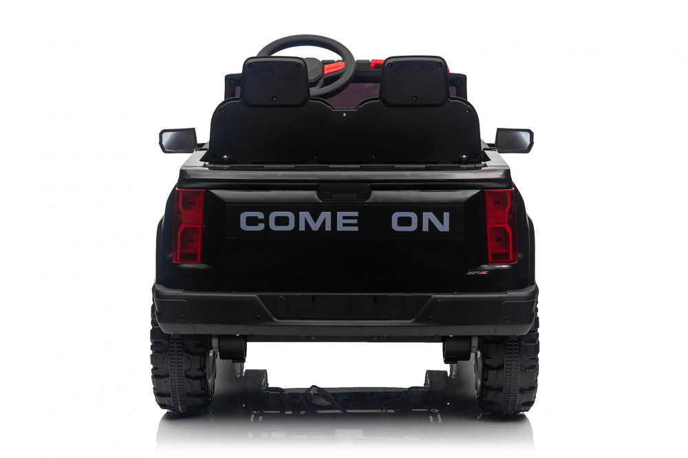 Masinuta electrica de politie pentru 2 copii, Kinderauto Police Patrol, 4x4, 800W, 24V, dotari premium, neagra [5]