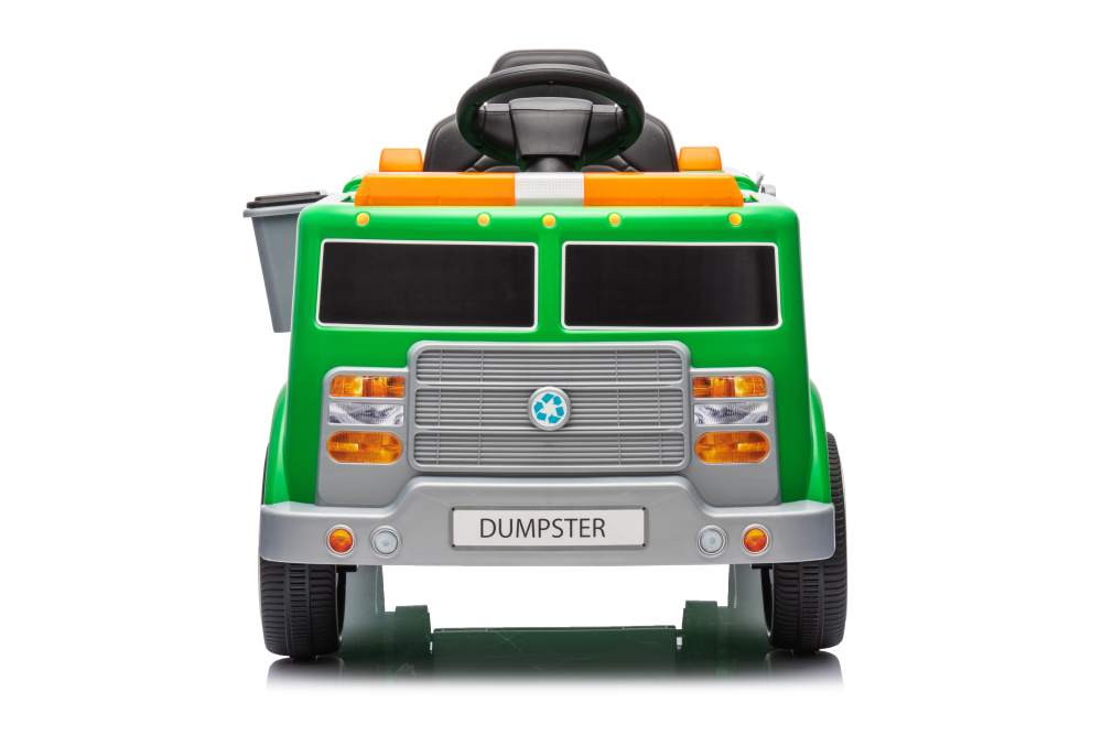 Masinuta electrica copii 2-5 ani, Kinderauto Dumpster, 70W 12V, echipare premium, verde [2]