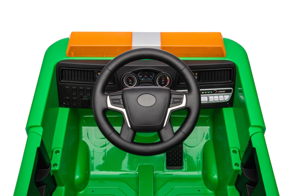 Masinuta electrica copii 2-5 ani, Kinderauto Dumpster, 70W 12V, echipare premium, verde [13]