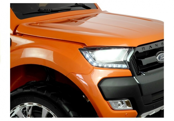 Masinuta electrica Ford Ranger 4x4 PREMIUM 180W #Portocaliu Metalizat [8]