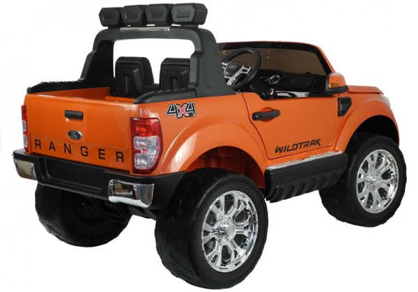 Masinuta electrica Ford Ranger 4x4 PREMIUM 180W #Portocaliu Metalizat [2]