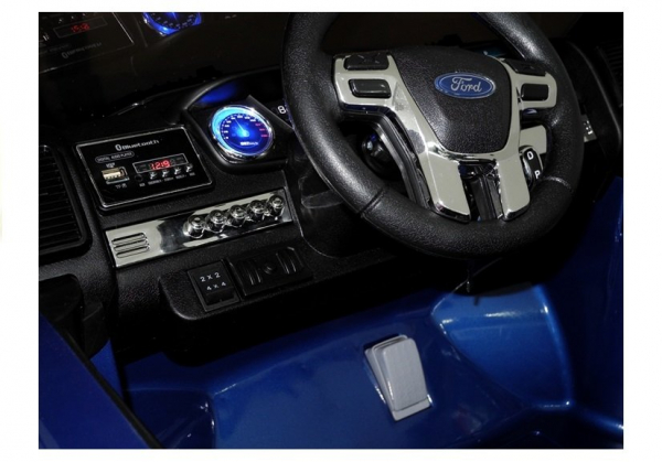 Masinuta electrica Ford Ranger 4x4 PREMIUM 180W #Albastru Metalizat [13]