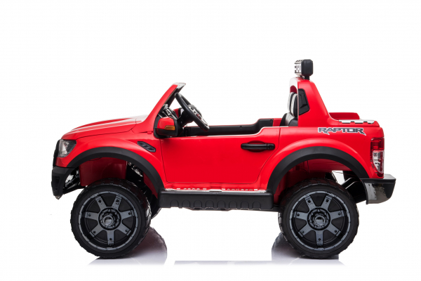 Masinuta electrica Ford Ranger 90W 12V cu Scaun TAPITAT #Rosu [2]